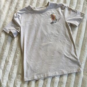 C&C California Kids Light Gray Hot Dog Skateboard Graphic Tee